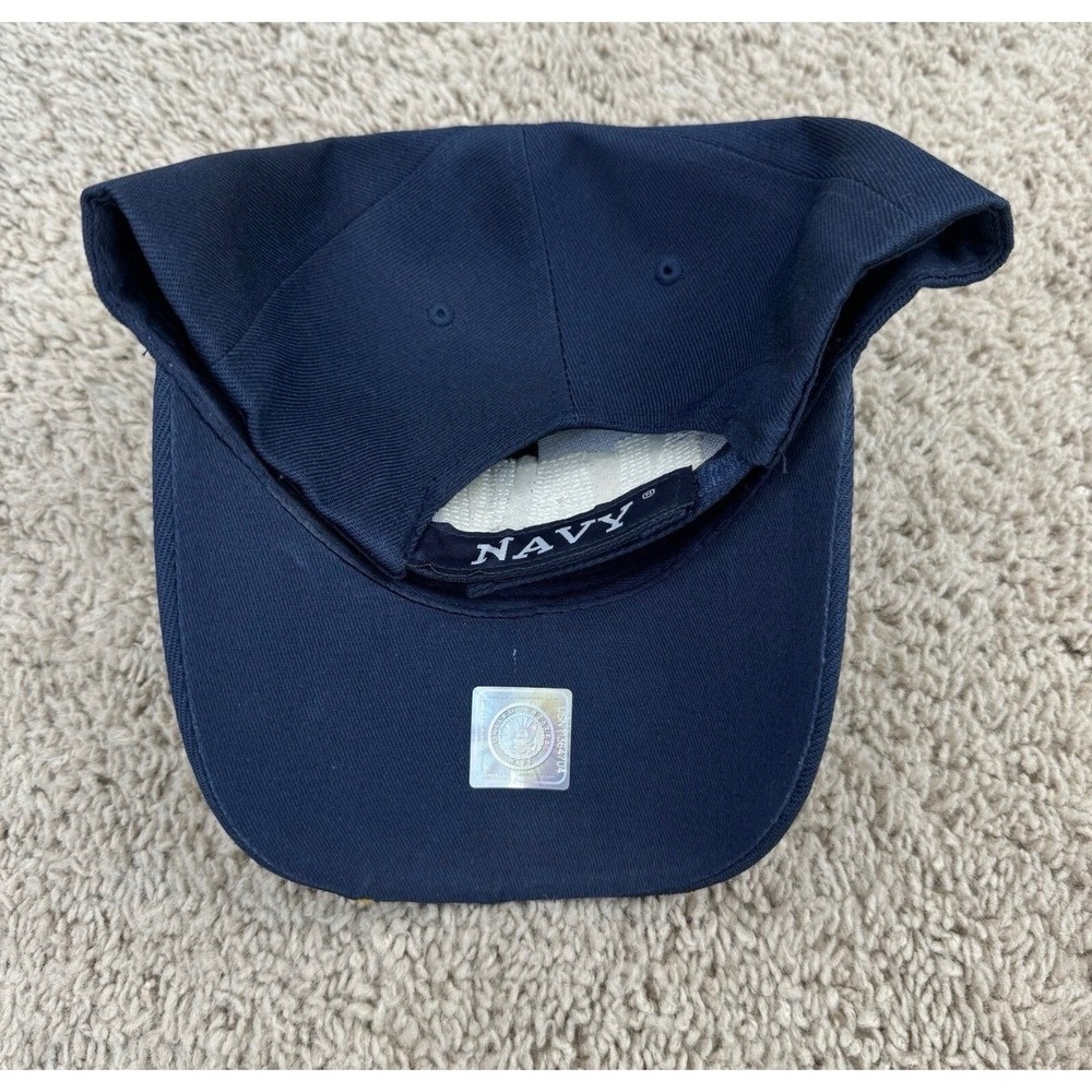 US Navy Hat Embroidered Eagle Anchor C Crested Navy Blue CAP5960 Kys Design Cap - Picture 7 of 8